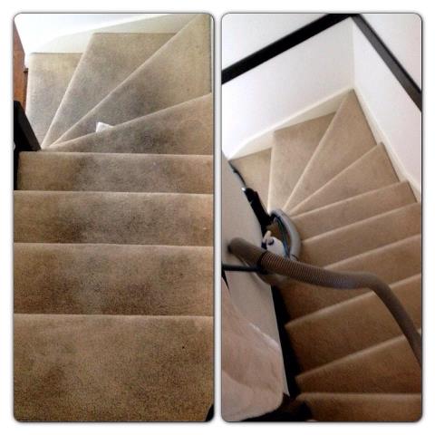 rapid re-soiling due to detergent residue being left in the carpet