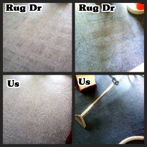 Rug Dr re-soiling lines